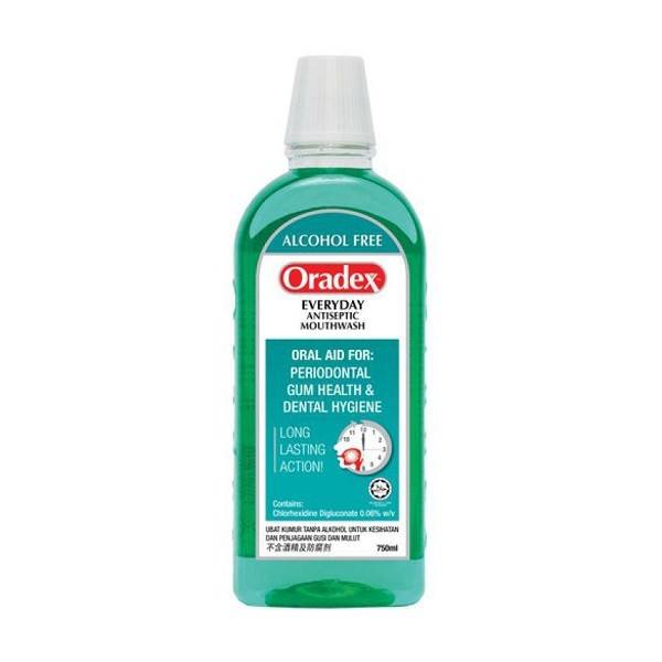 ORADEX Everyday Antiseptic Mouthwash 250ml
