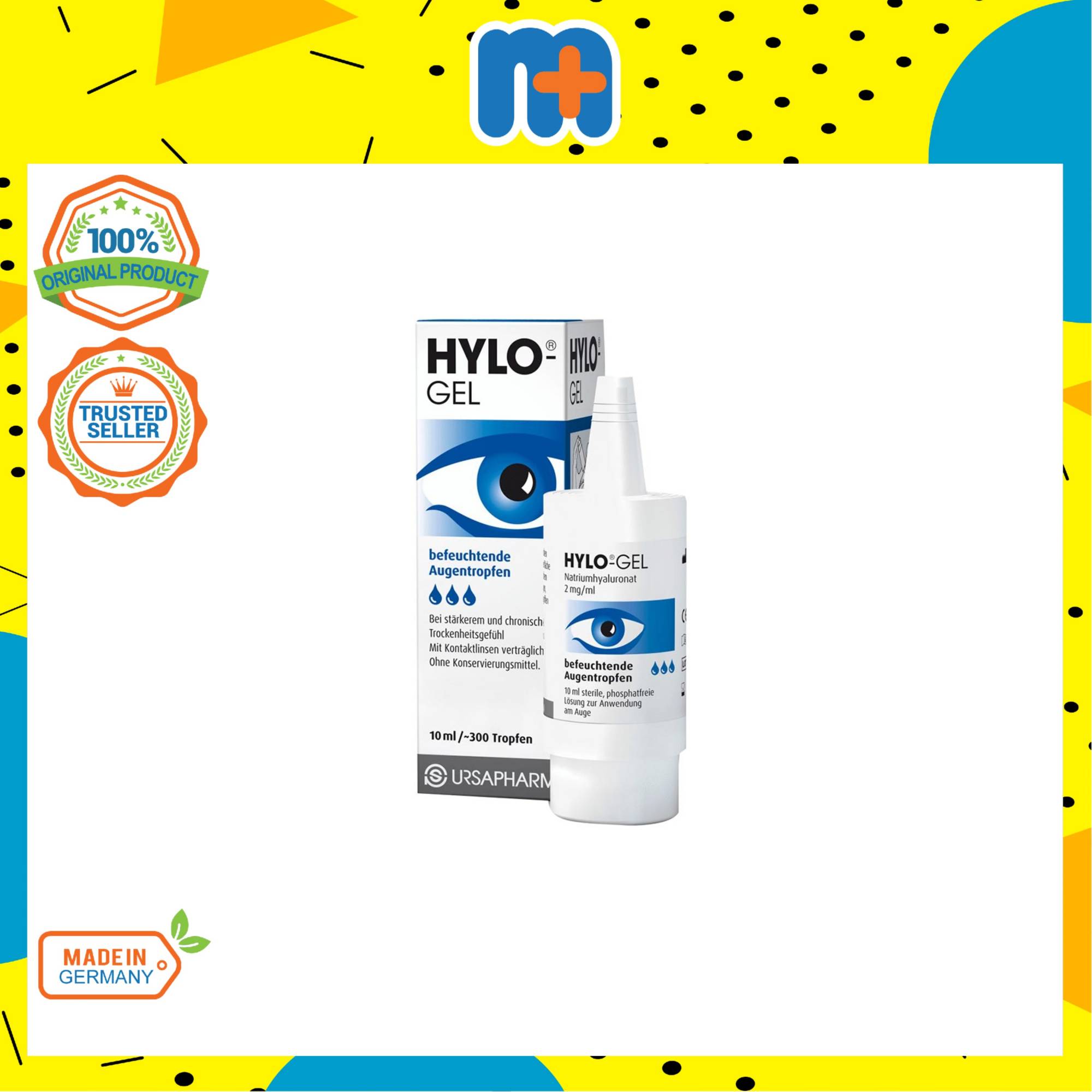 HYLOGEL EYE DROP 2MG/2ML 10ML