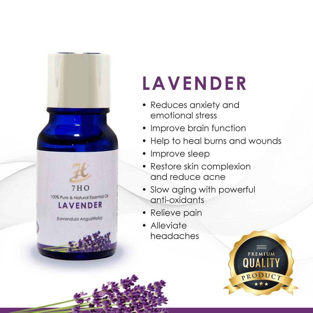 SEVEN HEAVEN PURE ESSENTIAL OIL LAVENDER 10ML