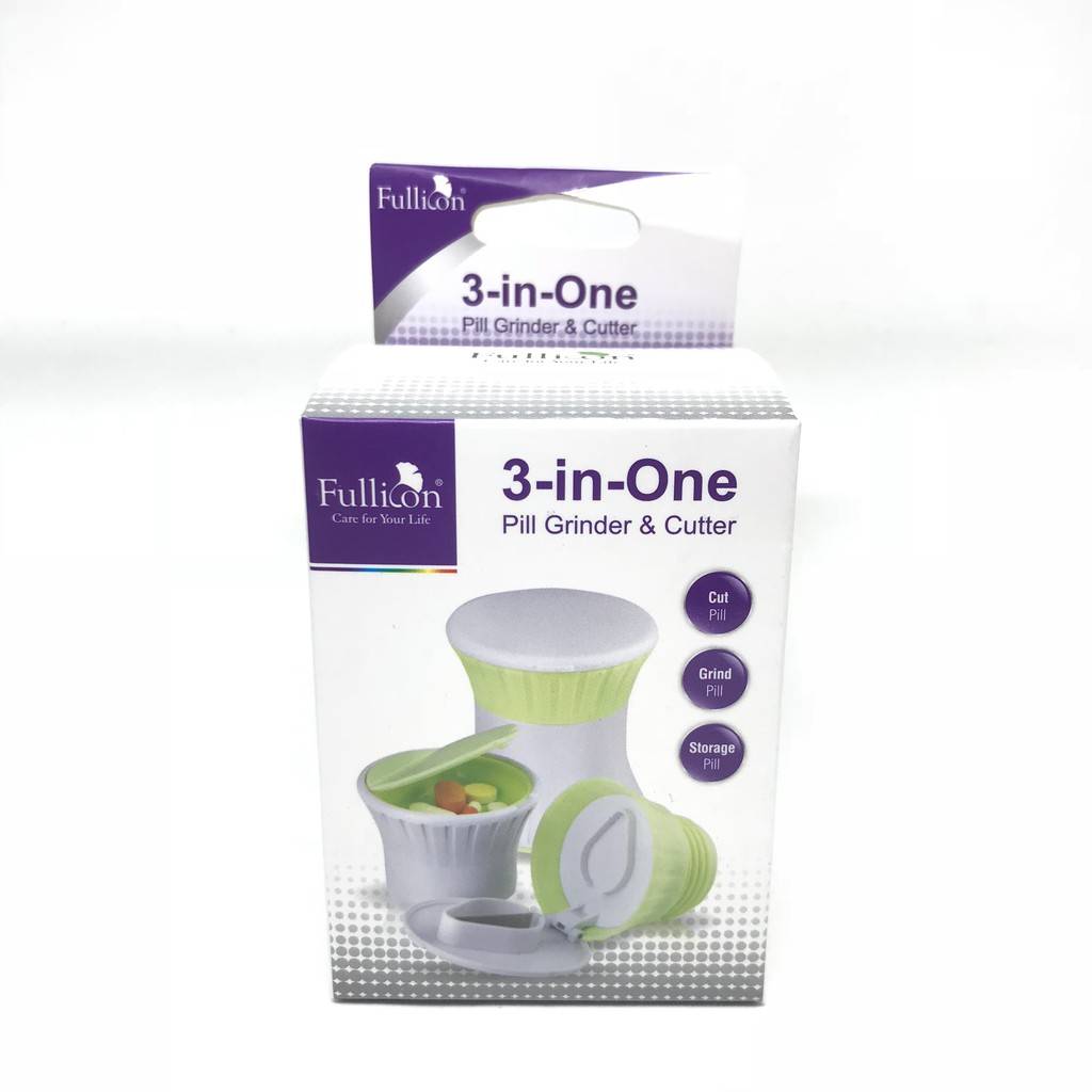 FULLICON 3 IN 1 PILL GRINDER & CUTTER