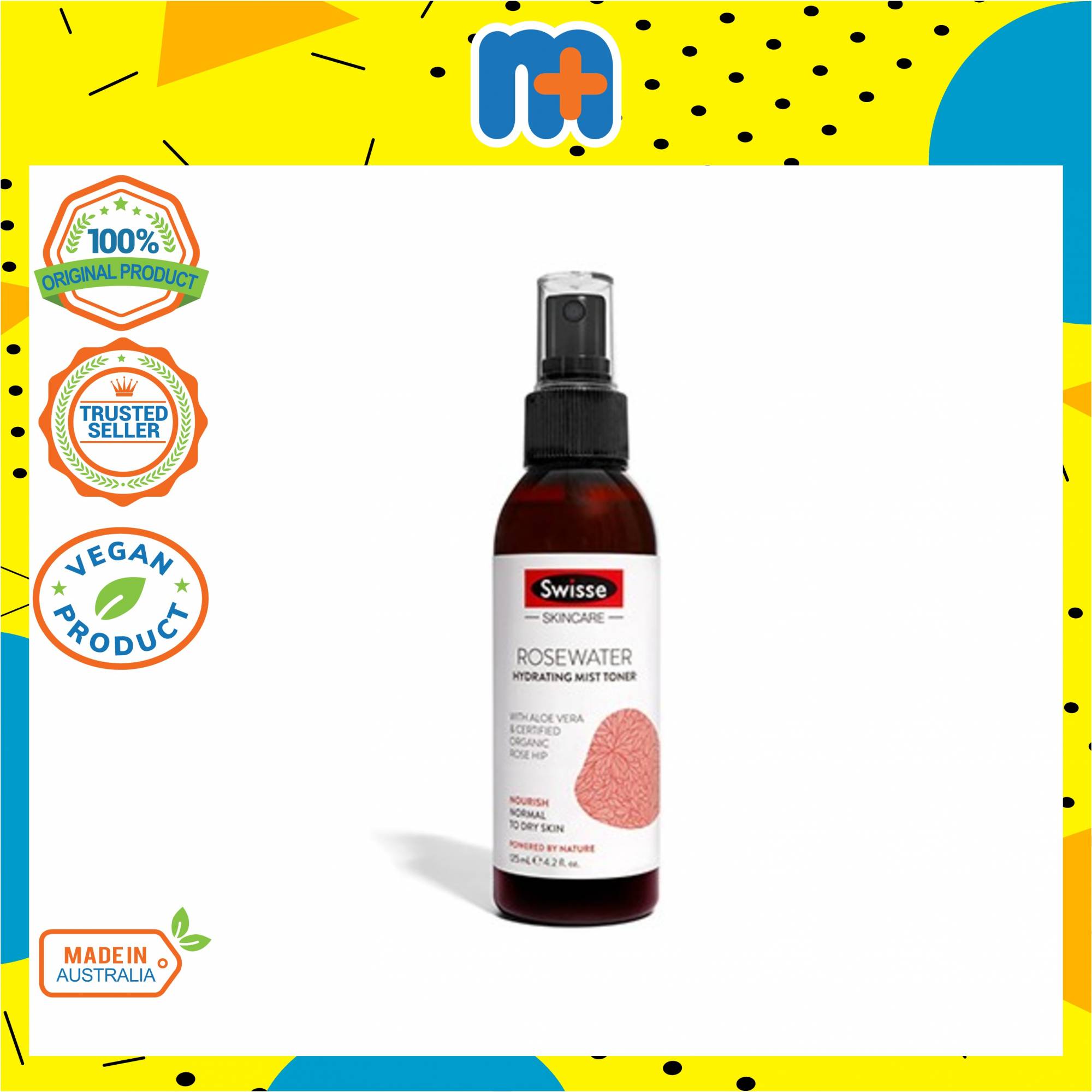 swisse rosewater hydrating mist toner