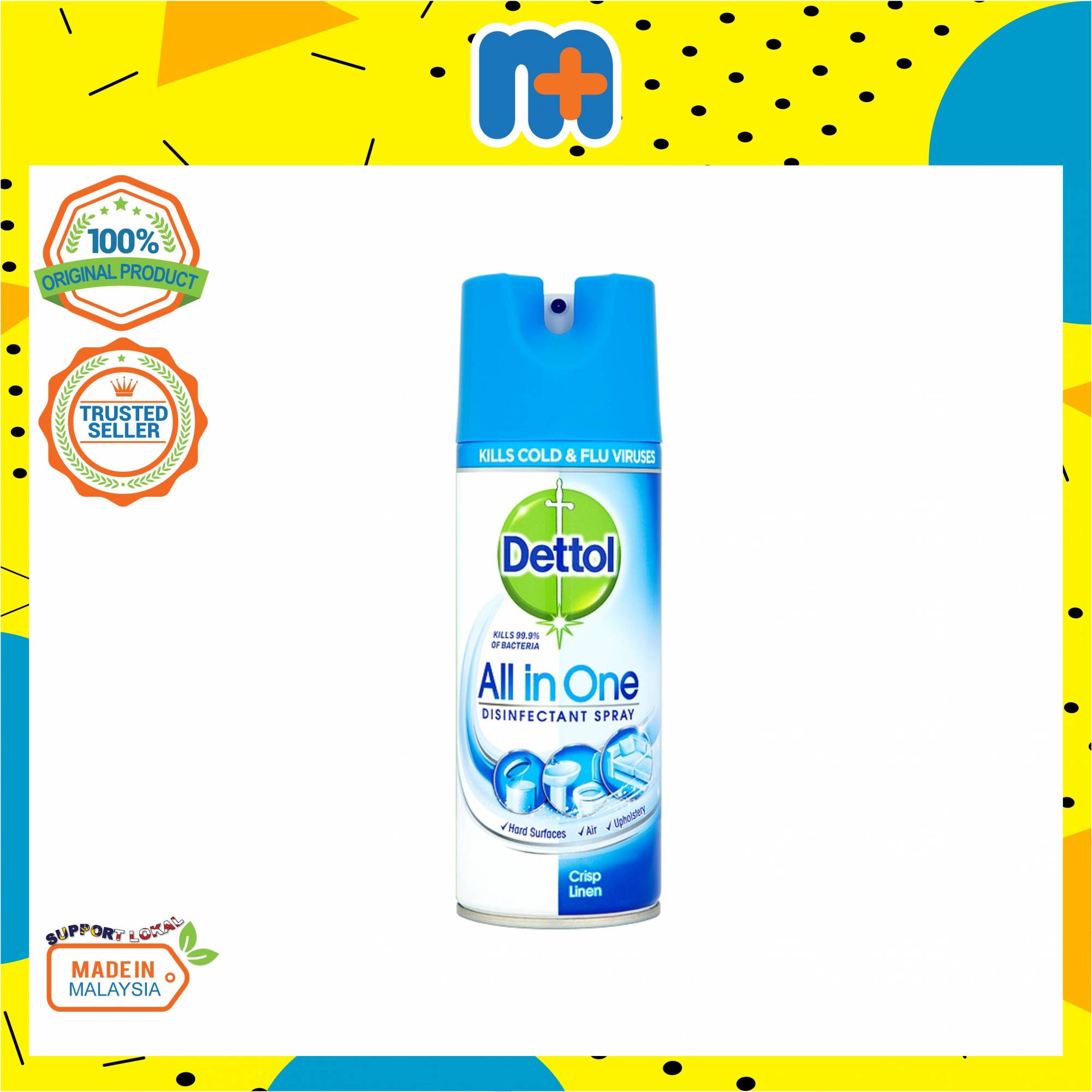 DETTOL Disinfectant Spray Crisp Linen 400ml