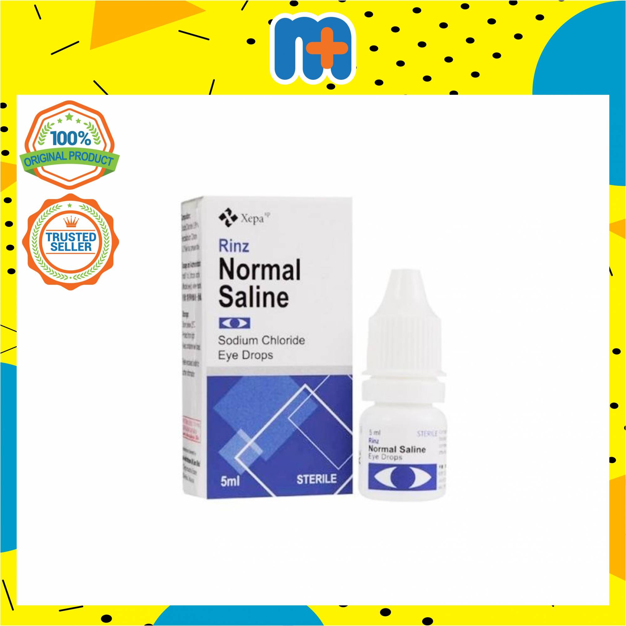 [MPLUS] RINZ Normal Saline Eye Drop 5ml