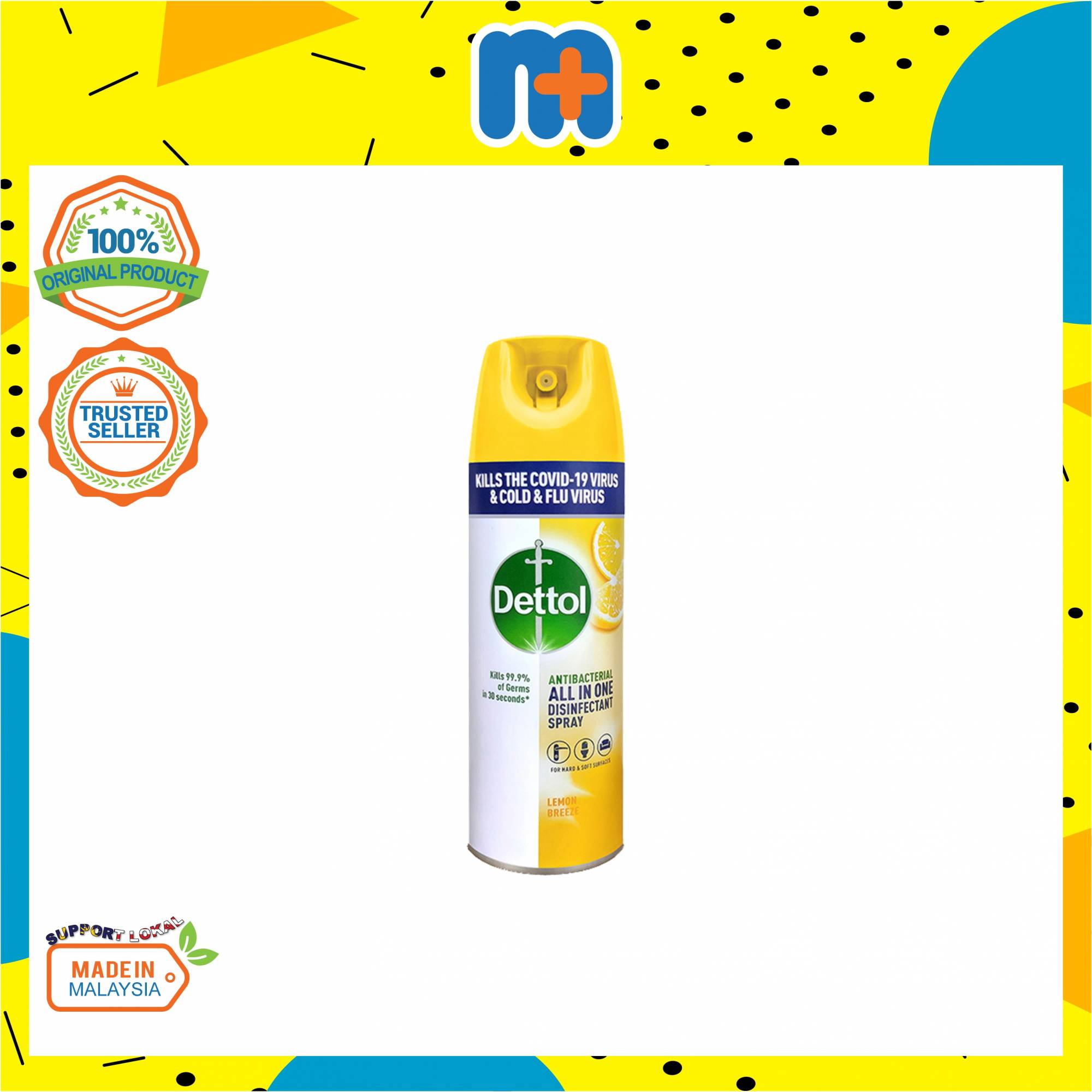 DETTOL Disinfectant Spray Lemon Breeze 450ml