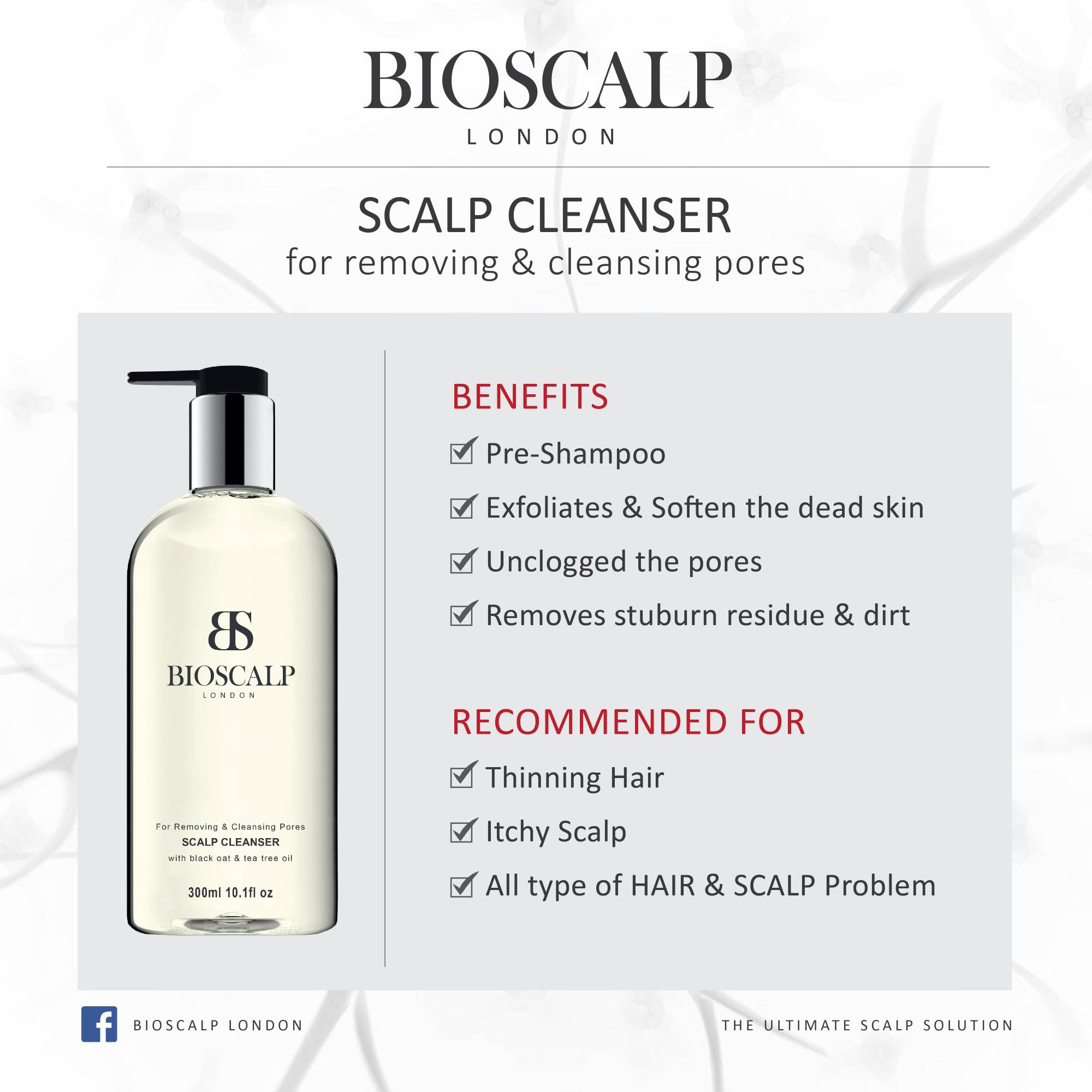 BIOSCALP STEP 1 SCALP CLEANSER 300ML