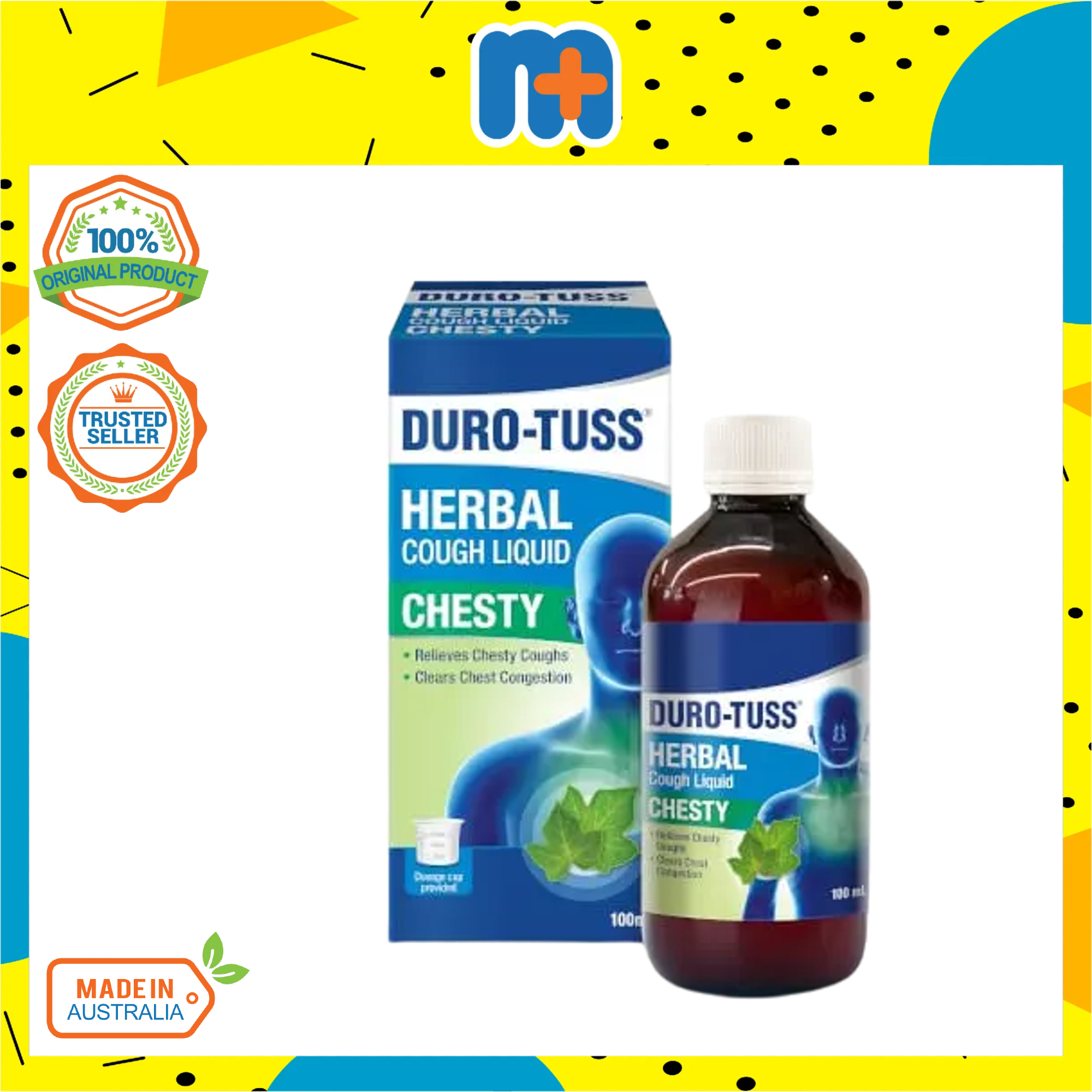 DURO HERB CHESTY COUGH LIQUIB 100ML