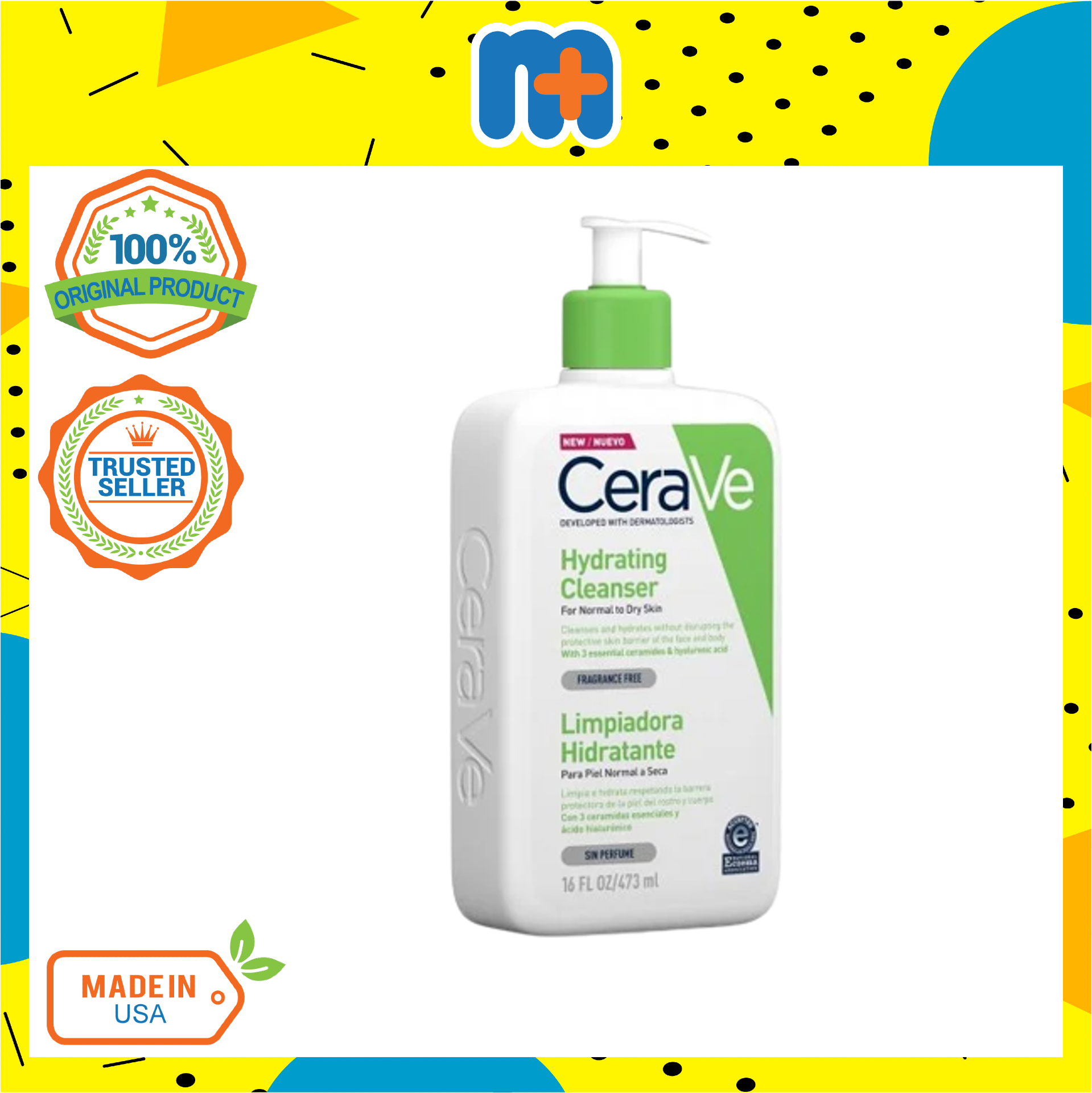 CERAVE HYDRATING CLEANSER 473ML