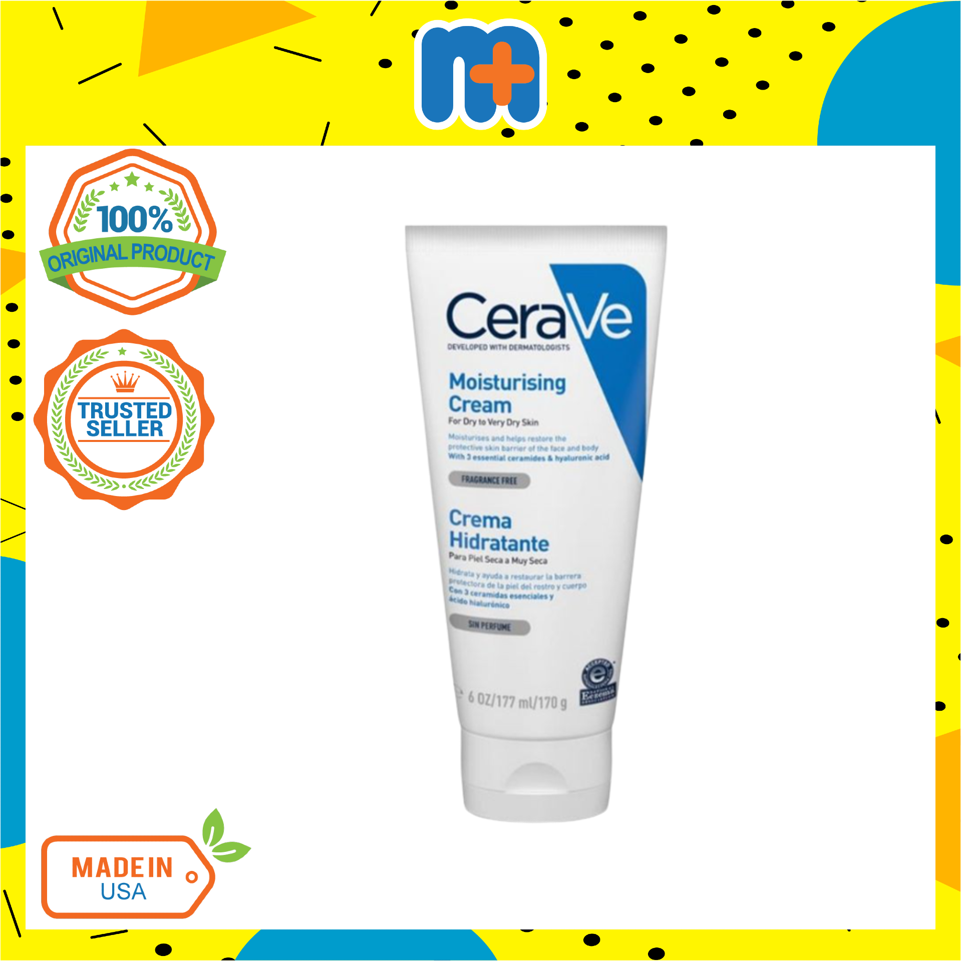 CERAVE MOISTURISING CREAM 170G