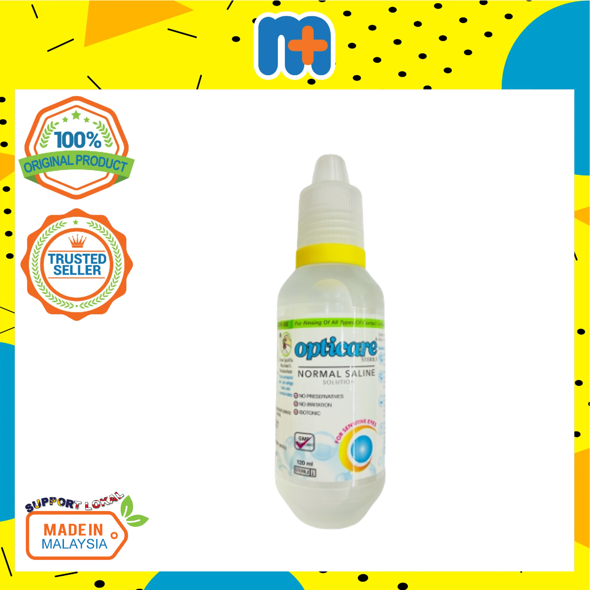 OPTICARE NORMAL SALINE 120ML