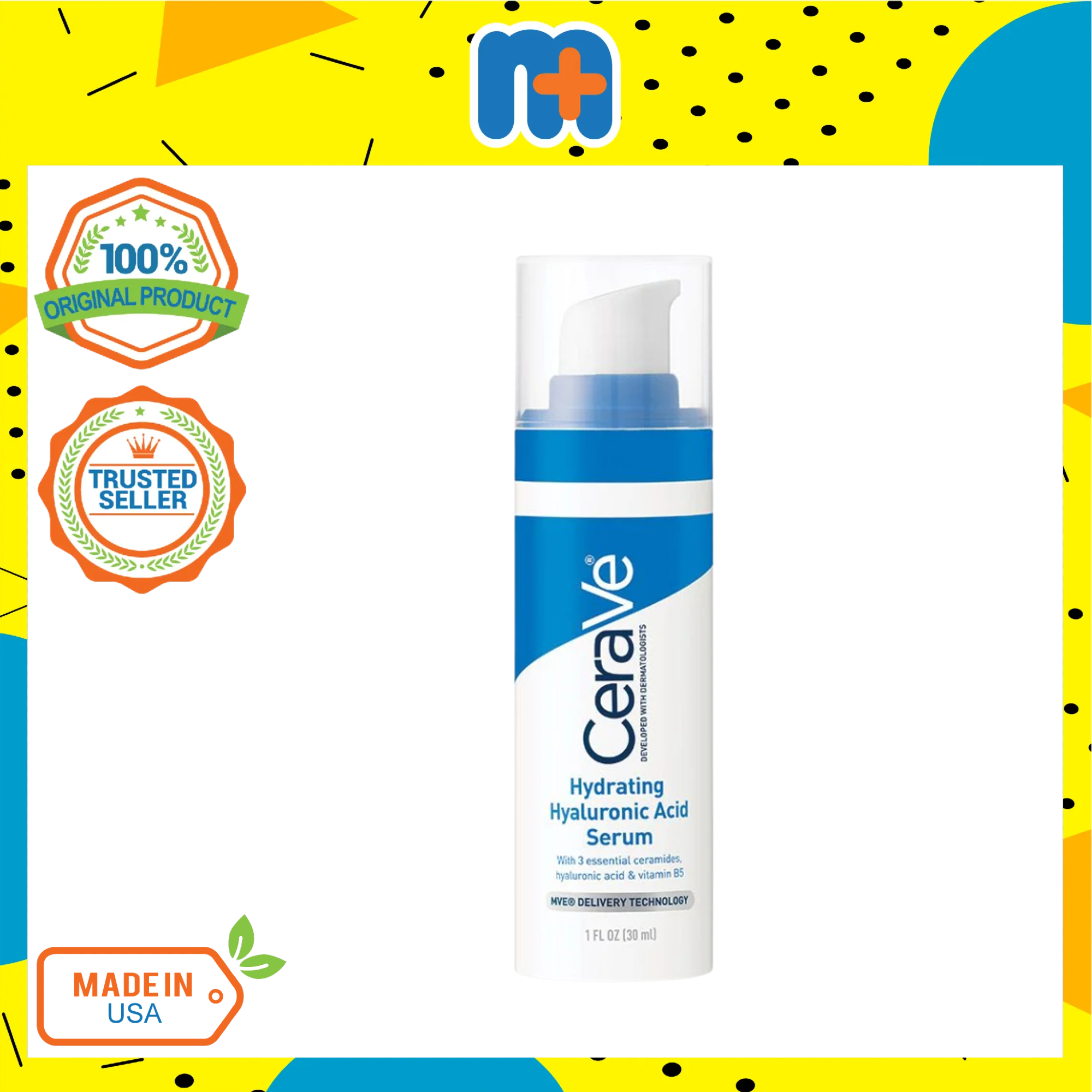 CERAVE HYDRATING HYALURONIC ACID SERUM 30ML