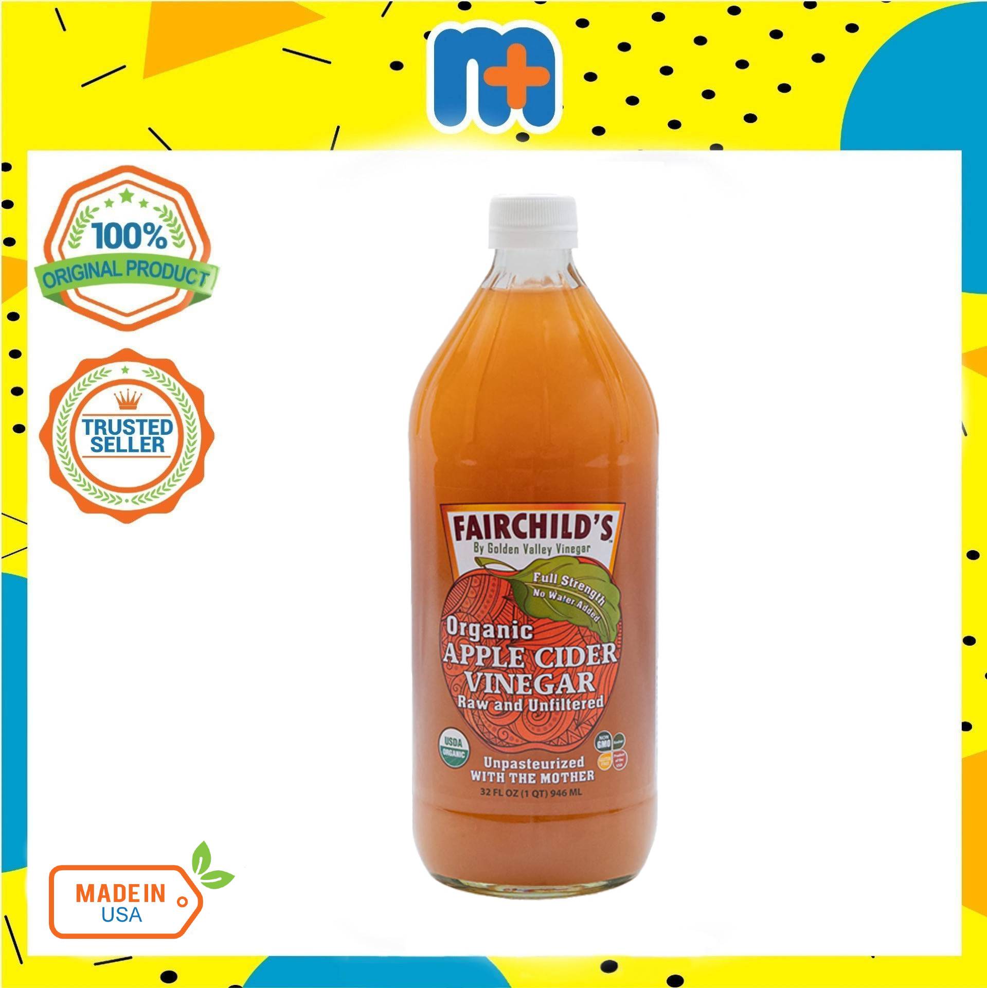 [MPLUS] FAIRCHILD'S Organic Apple Cider Vinegar 946ml