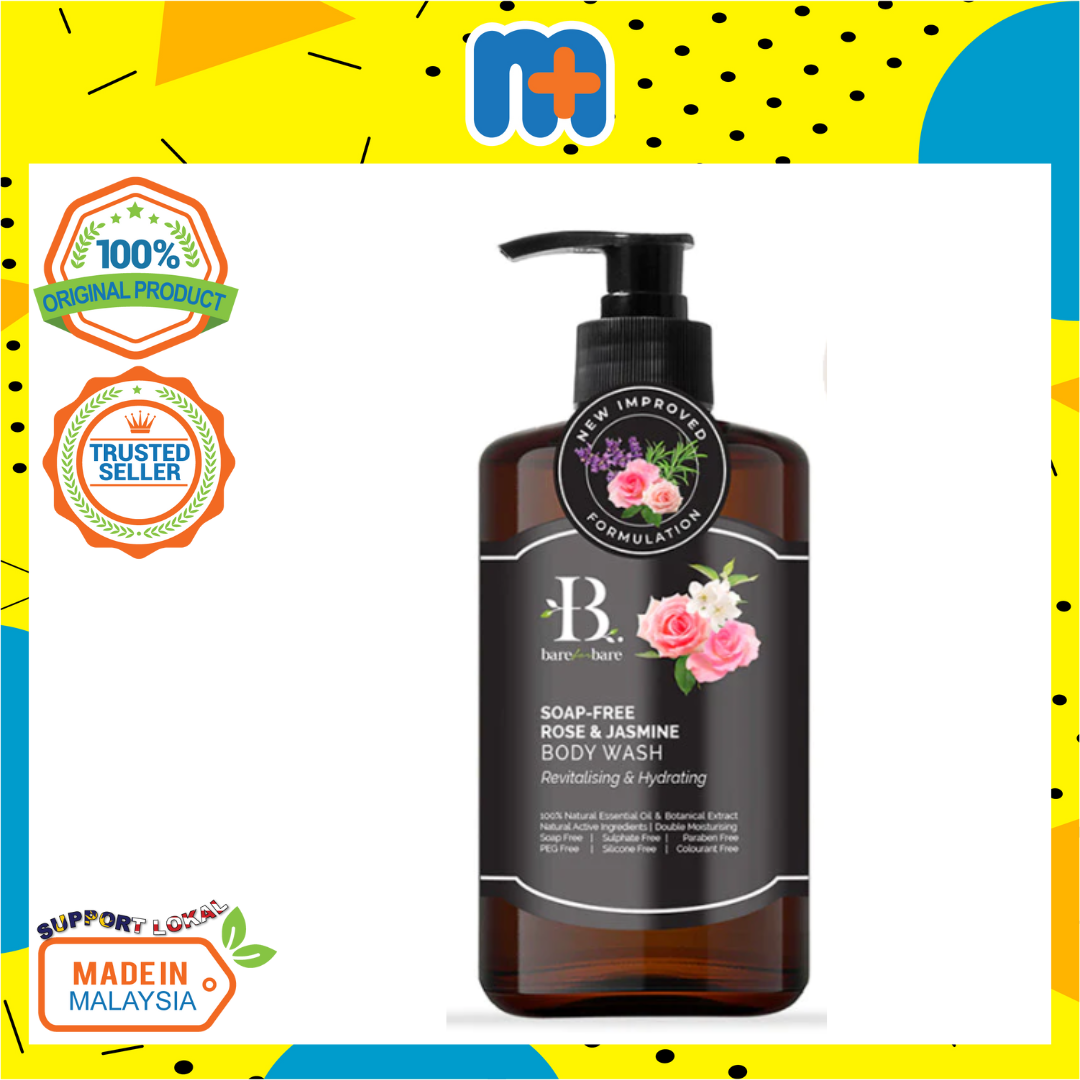 BFB SF ROSE & JASMINE BODY WASH REVITAL & HYDRA 300ML