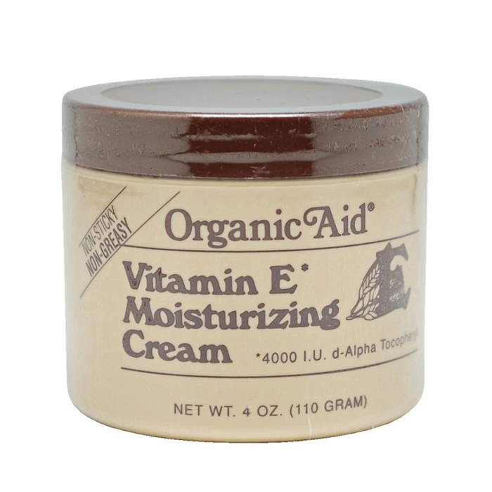 ORGANIC AID VIT E MOISTURIZING CREAM JAR 113G
