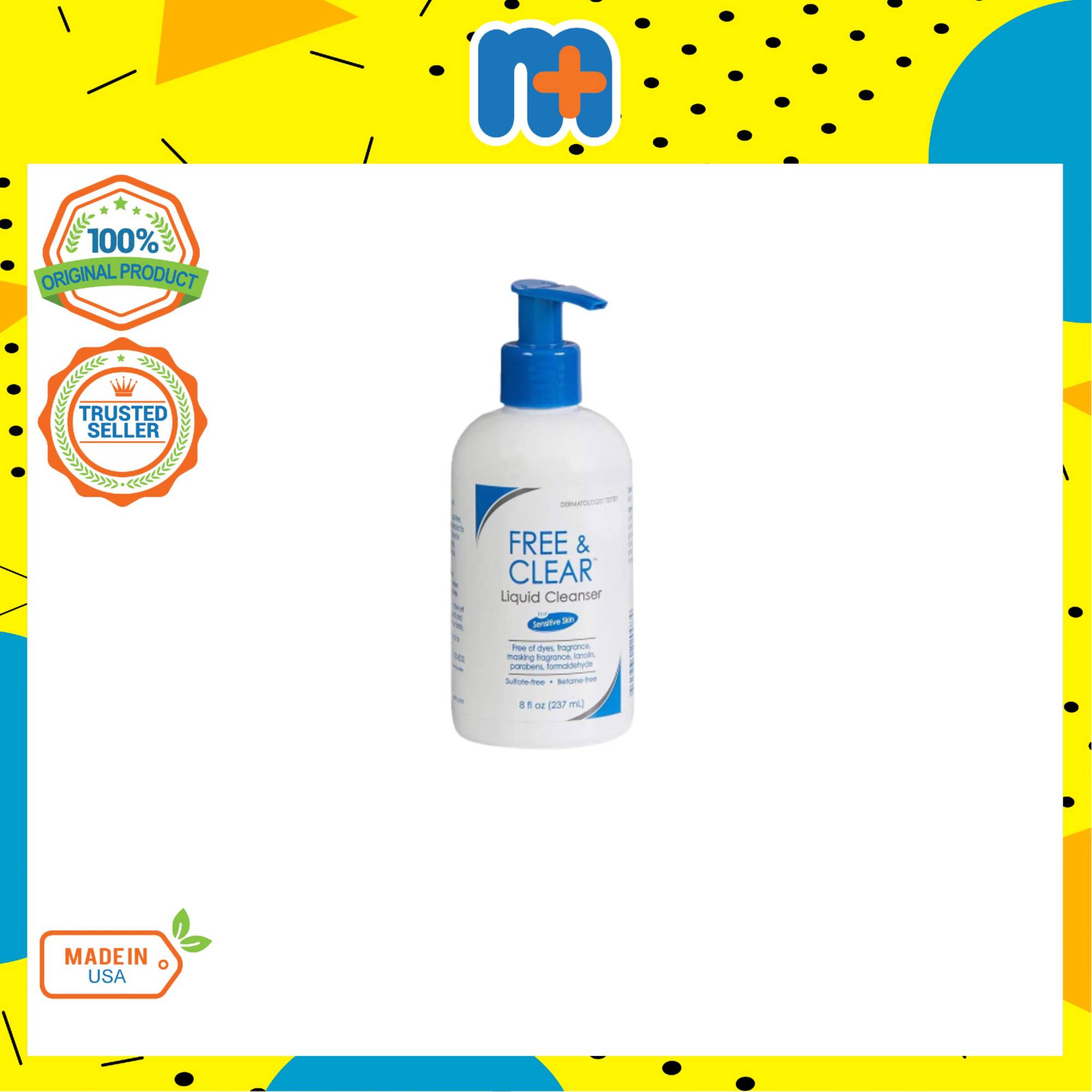 vanicream free and clear liquid cleanser