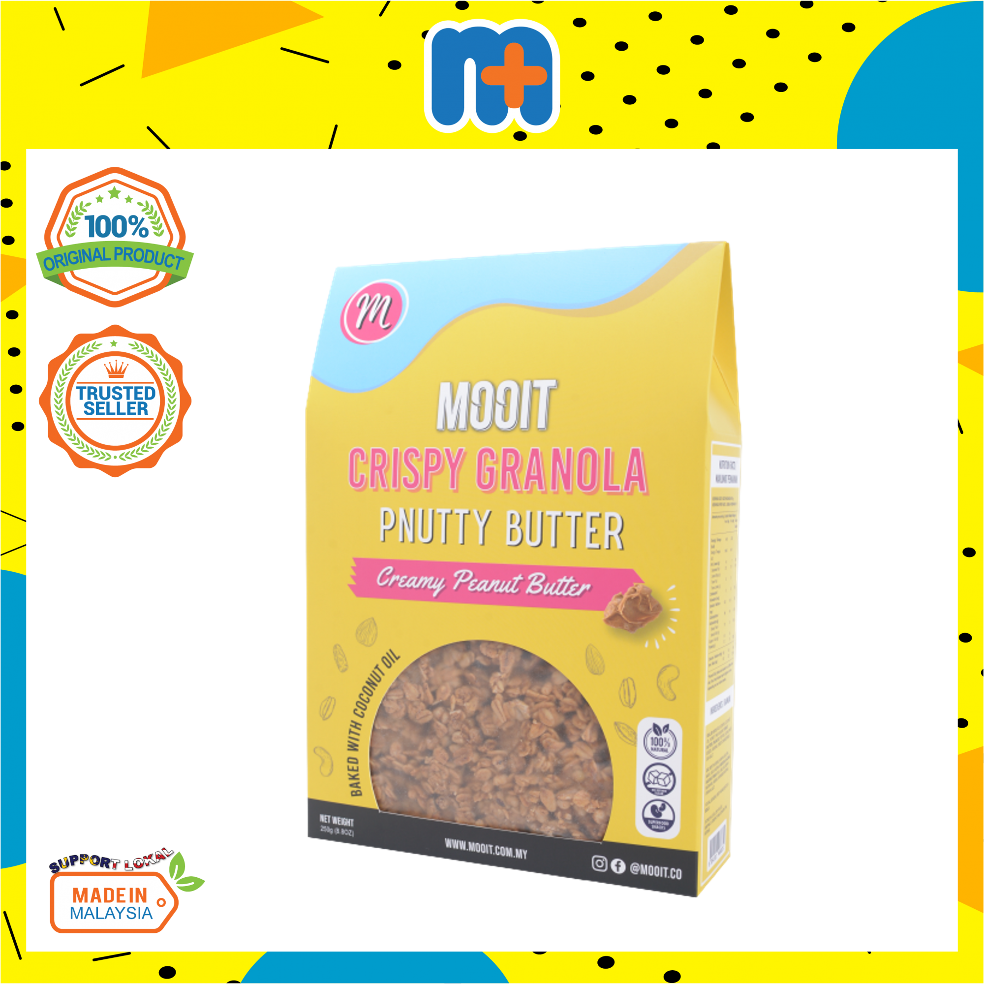 [MPLUS] MOOIT P'Nut Butter Banana 250G