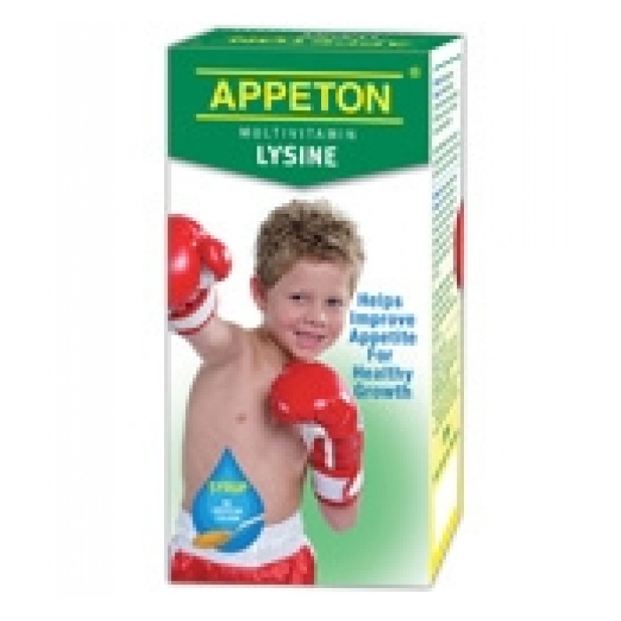 APPETON MULTIVITAMIN LYSINE SYRUP 120ML