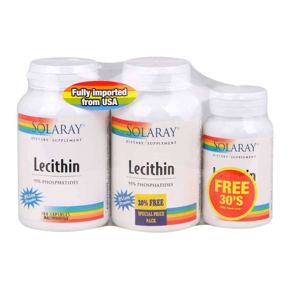 SOLARAY LECITHIN 120S x2 + 30S