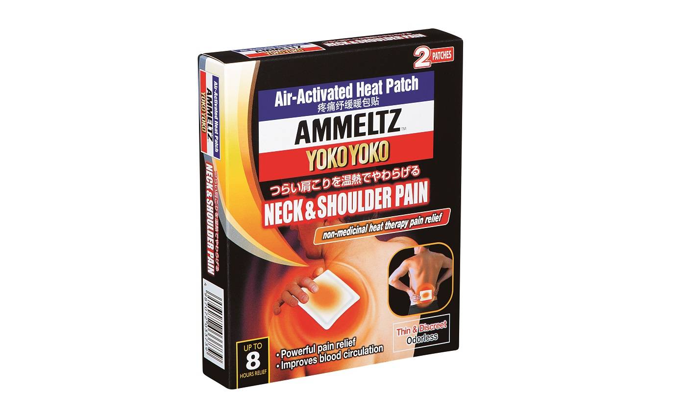 (MPLUS) AMMELTZ HEAT PATCH FOR NECK & SHOULDER PAIN 2S