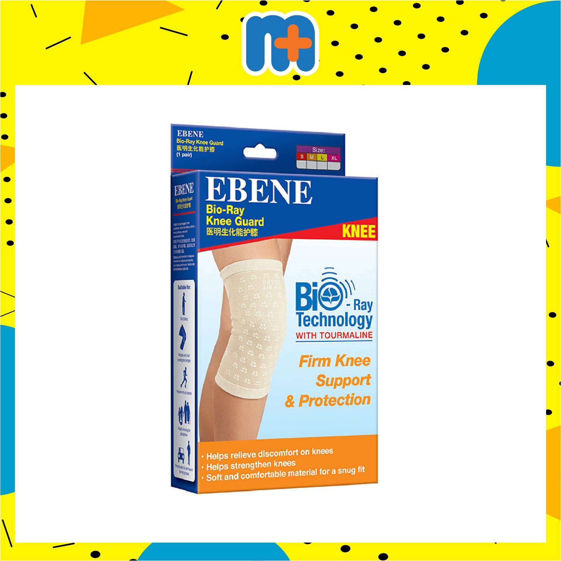 MPLUS EBENE BIO-RAY KNEE GUARD XL