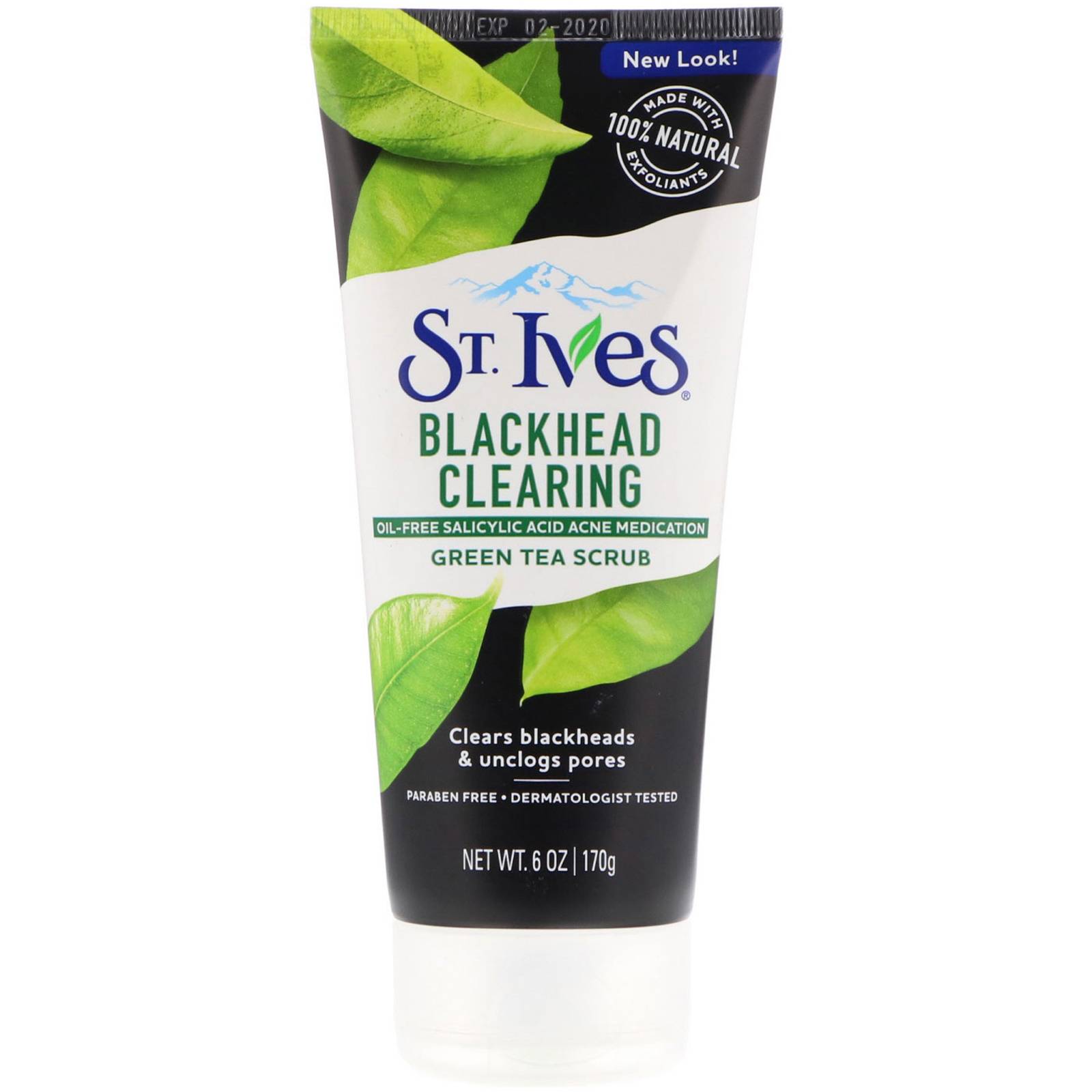 [MPLUS] ST IVES Blackhead Clearing Green Tea Face Scrub 170g