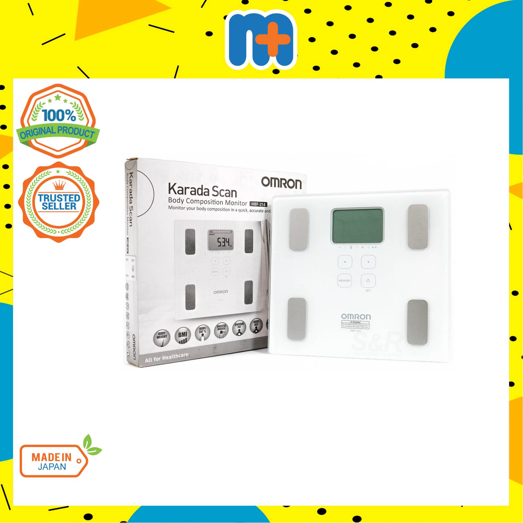 [MPLUS] OMRON Body Fat Analyzer Hbf214 (Karada Scan )