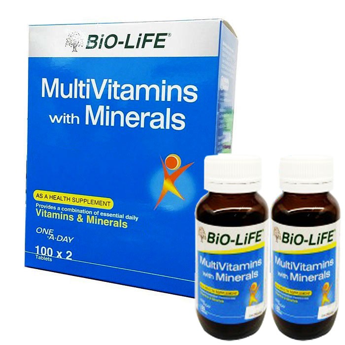 BIOLIFE Multivitamins with Minerals 100’s x 2