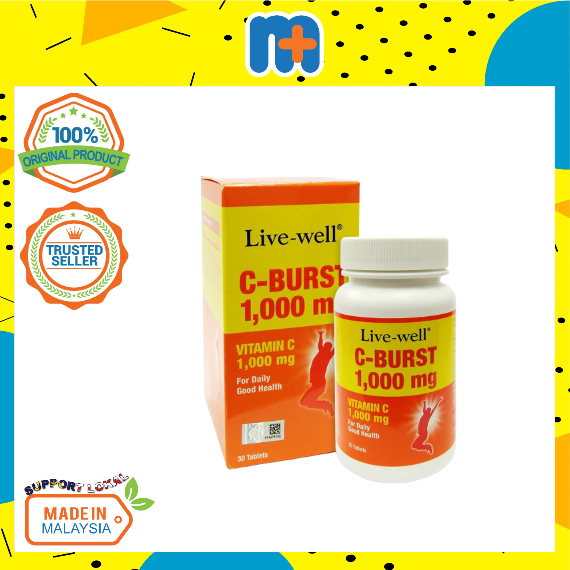 LIVEWELL CBURST 1000MG 30S
