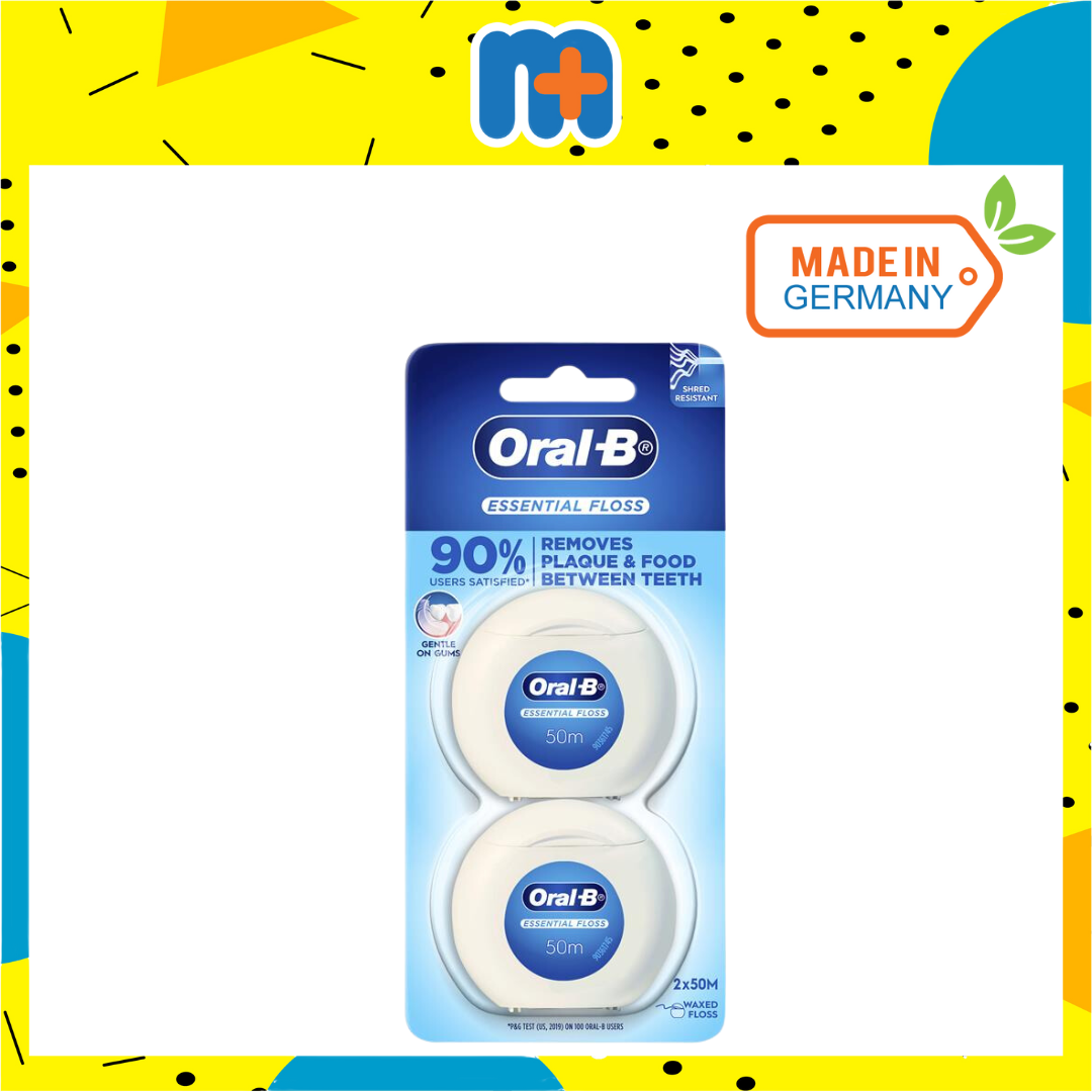 [MPLUS] ORAL-B Essential Floss [Mint Wax] 2x50m