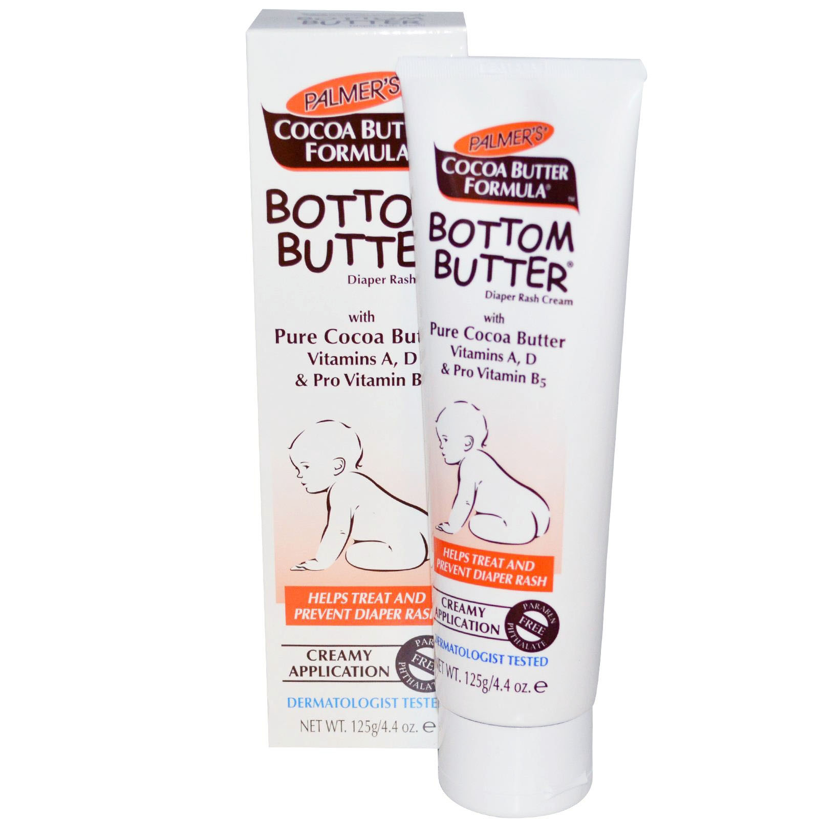 [MPLUS] Palmers Cocoa Butter Bottom Butter Nappy Rash Cream 125G