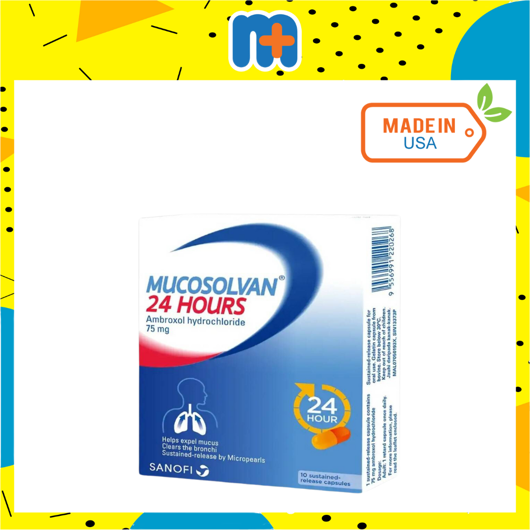 [MPLUS] MUCOSOLVAN 24Hrs Sustained-Release Capsule 75mg 5X10S
