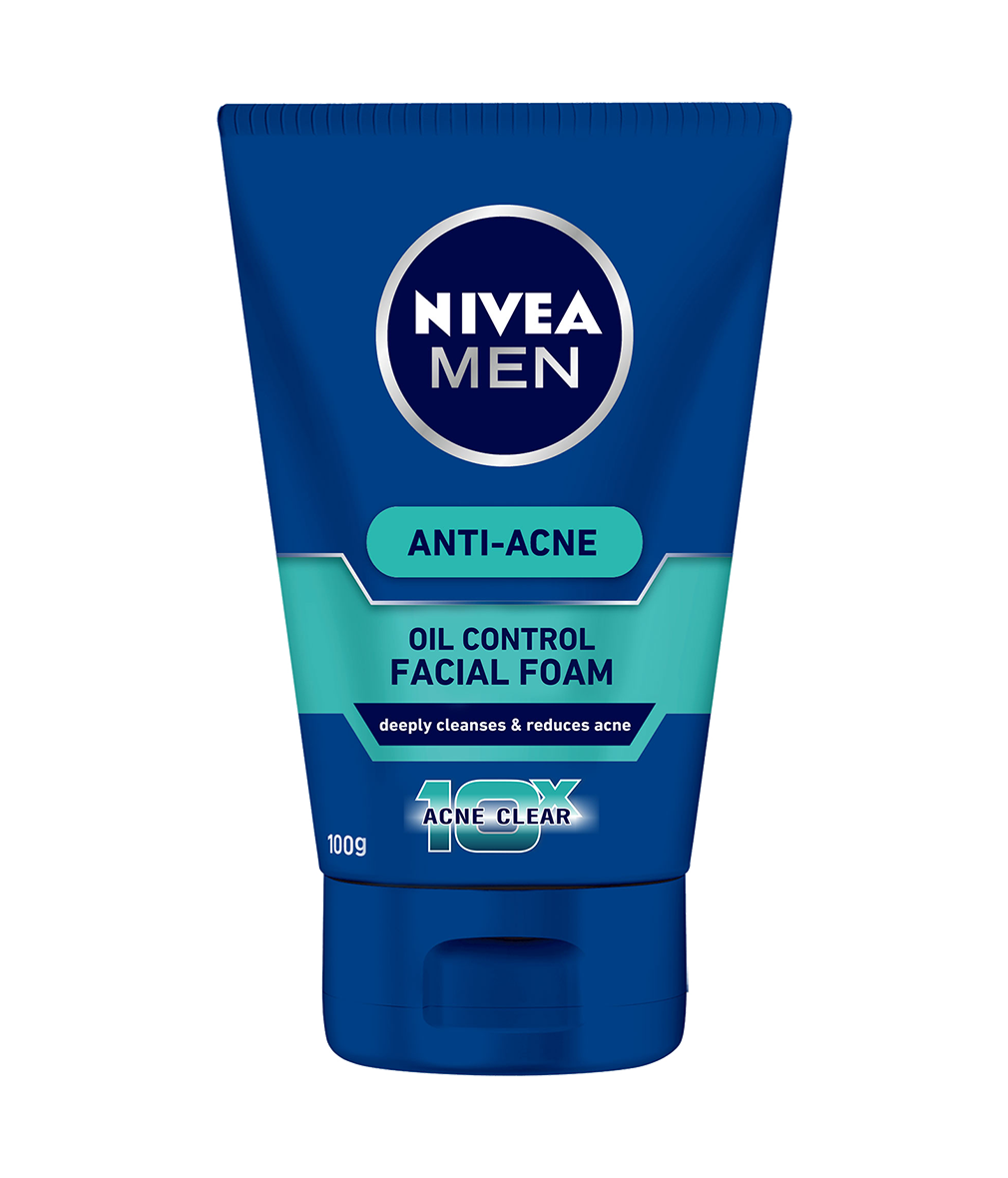 [MPLUS] NIVEA FOR MEN 82378 ANTI ACNE FOAM 100G