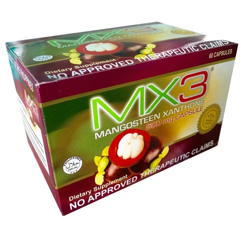 [MPLUS] Mx3 Natural Garcinia Mangostana Exocarp 500Mg Capsule (10S X